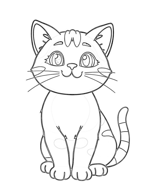 Cute Cats Coloring Pages with Reference Images - Image 4