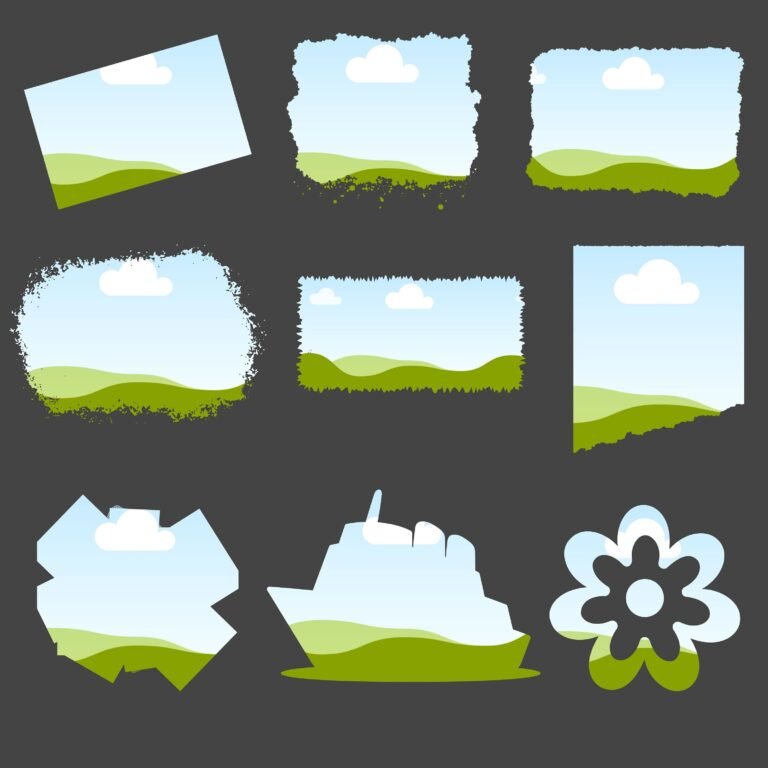 75 Editable Canva frames Templates