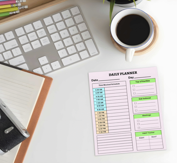 Daily to do List Planner|Work Day Planner