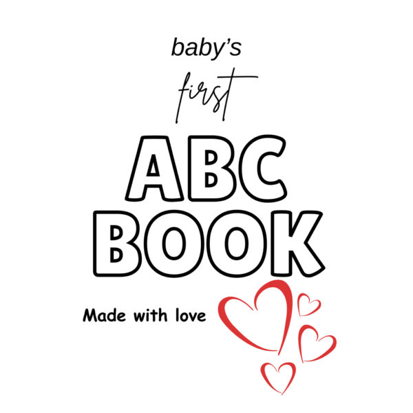 Baby’s First ABC Coloring Book | Baby Shower Coloring Book | ABC Book Baby Shower Activity | Educational Animal Alphabet Coloring Pages | PDF Download - Image 3
