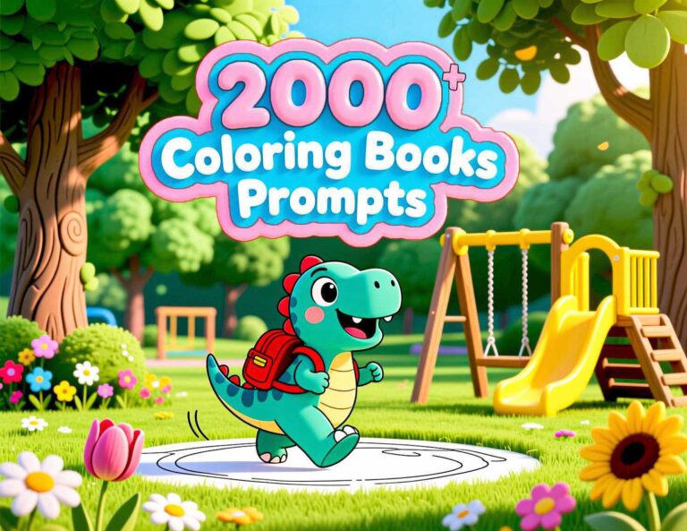 2000+ Coloring Book Prompts