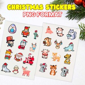 Cute Christmas Stickers Pack
