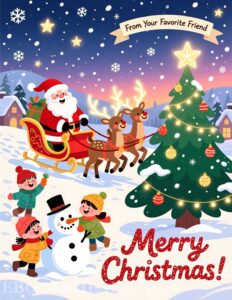 Christmas Card From Your Favorite Friend